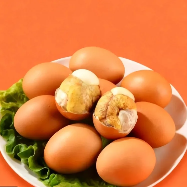 13天新鲜红壳大蛋活珠子五香香辣味鸡胚蛋旺蛋毛鸡蛋真空独立包装