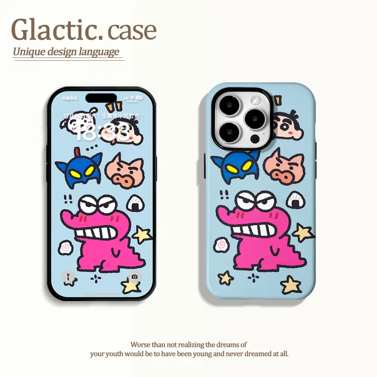 适用于苹果16华为OPPO小米VIVO创意潮流二合一菲林手机壳GA1017