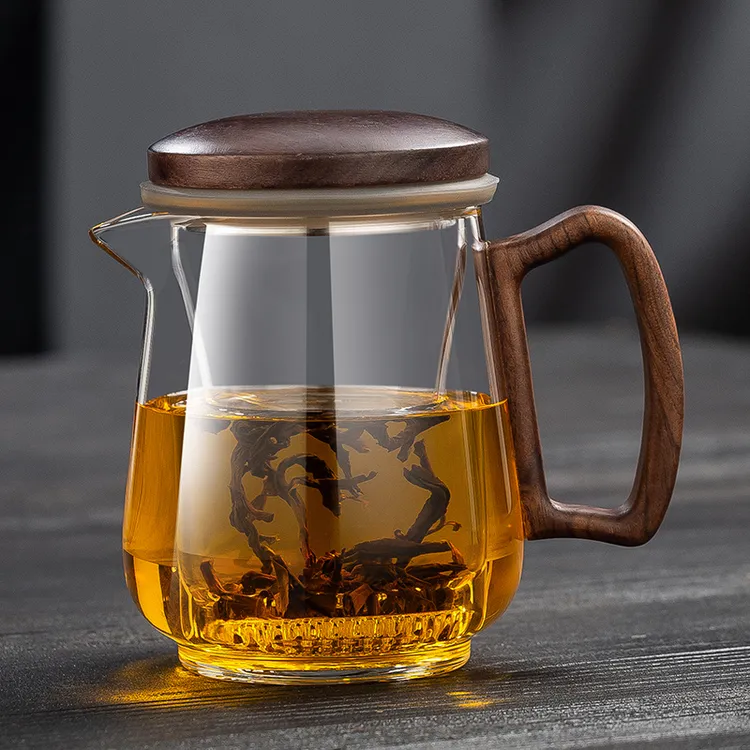 耐高温玻璃泡茶壶家用煮茶壶单壶带过滤茶具茶水分离办公室花茶壶