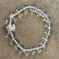天然白水晶手链单圈男女款