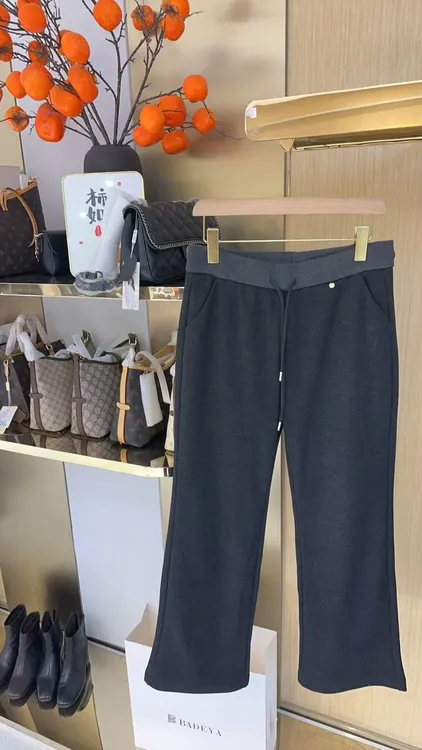 高端时尚气质百搭醋酸羊毛棉裤368
