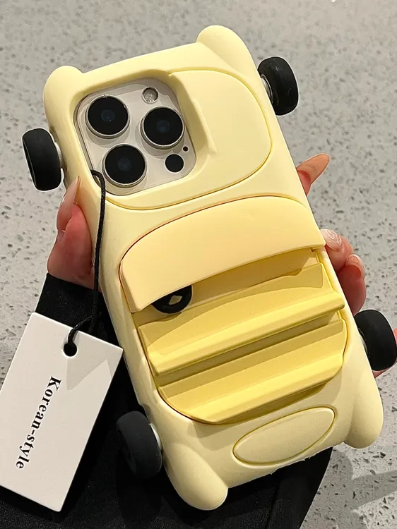 创意个性小汽车跑车iPhone16promax适用苹果15手机壳16硅胶14情侣