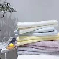 【花溪家小波浪】轻奢简约莫代尔床盖 纯色 双面 绗缝 多功能 凉感