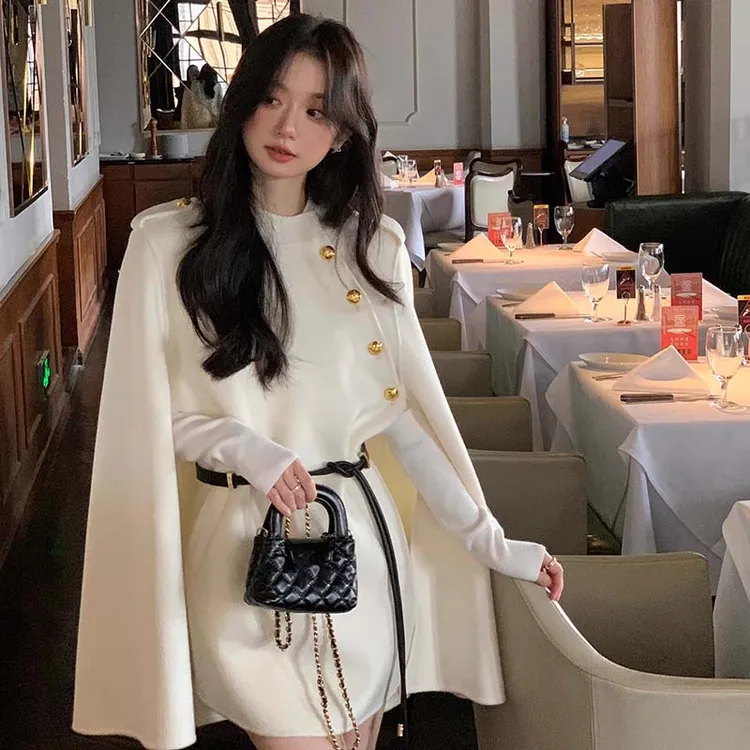 【送腰带】2025高级感女新款小个子连衣裙JT0114