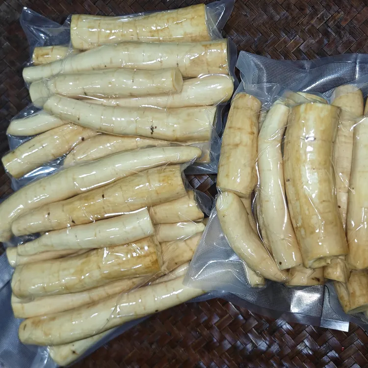 融水县三防镇农家传统种植现摘现发粉糯绵甜黄心蛋黄木薯正宗去皮