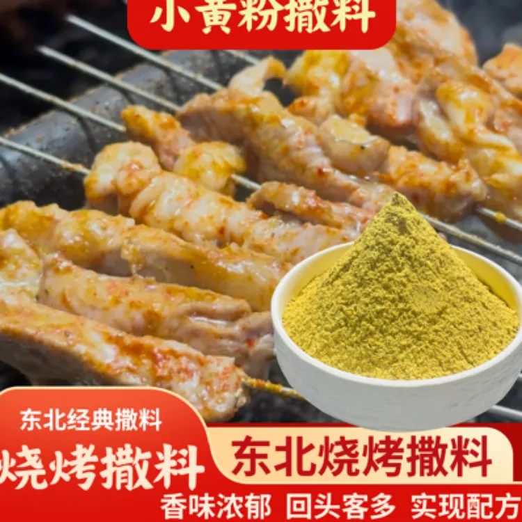 小黄粉撒料烧烤烤肉撒料东北烧烤撒料特色烧烤撒料烧烤料