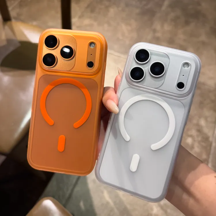 magsafe磁吸手壳适用iPhone17promax磁吸壳16pro硬壳13/14透明