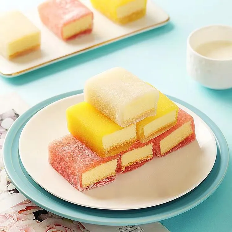 冰皮蛋糕网红小蛋糕食品代餐夹心冰皮麻薯蛋糕办公室休闲零食
