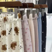 （冬天少不了的一条家居）裤萌趣暖暖裤