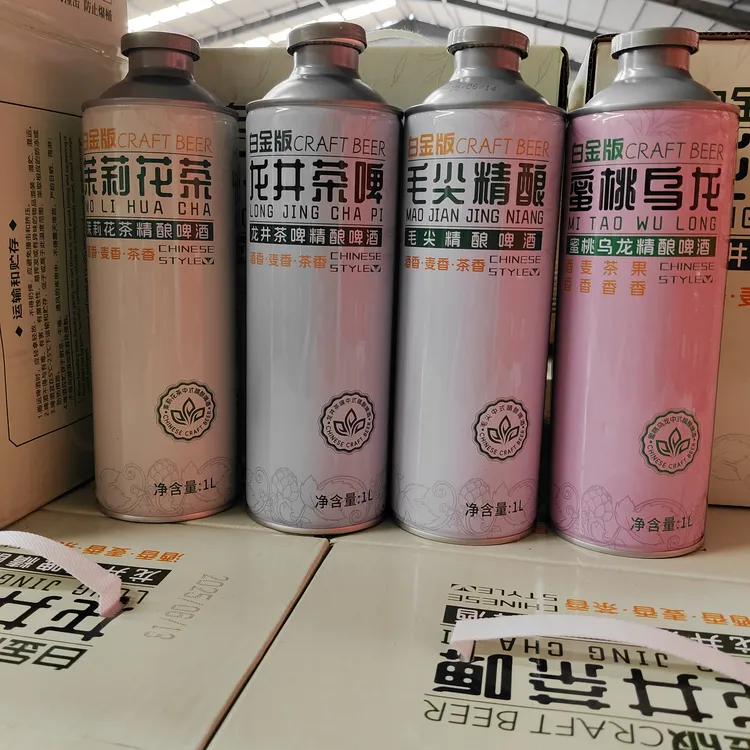 1L*4罐中式精酿啤酒装蜜桃乌龙茉莉花茶龙井茶啤精酿茶香啤茶味啤