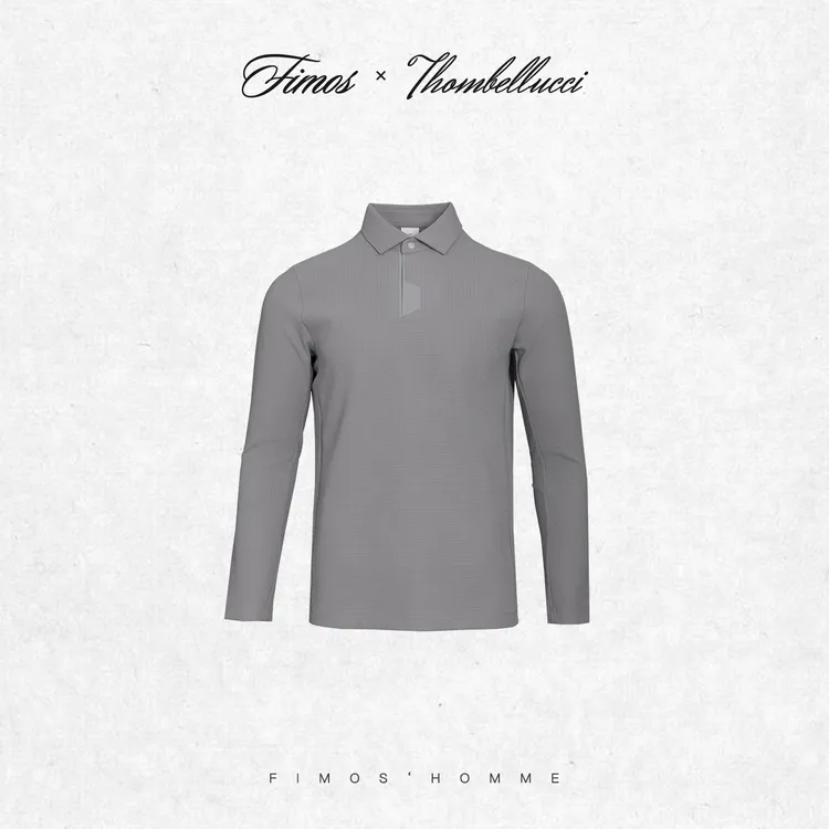 ★【体制内商务通勤】冬季男士新款石墨碳素绒翻领POLO衫 HT42