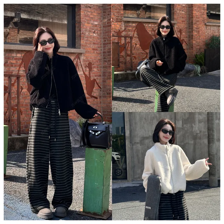 焦思文 冬季时尚休闲宽松洋气保暖短毛毛外套251118Y07