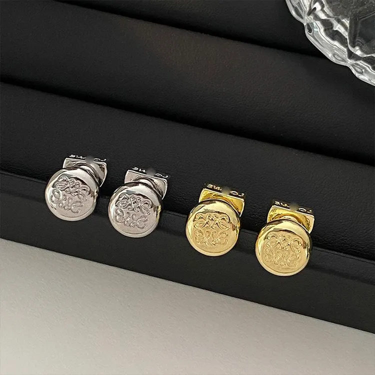 铜合金锆石耳饰 新款时尚高级感小众设计线条金属耳环精致潮搭罗
