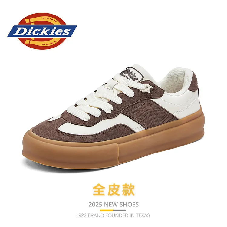 Dickies2025冬季透气时尚休闲板鞋复古德训鞋百搭鞋子透气男鞋