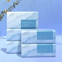 【到手10大包】蓝漂柔软气垫压花抽纸家用四层加厚面巾纸-LL