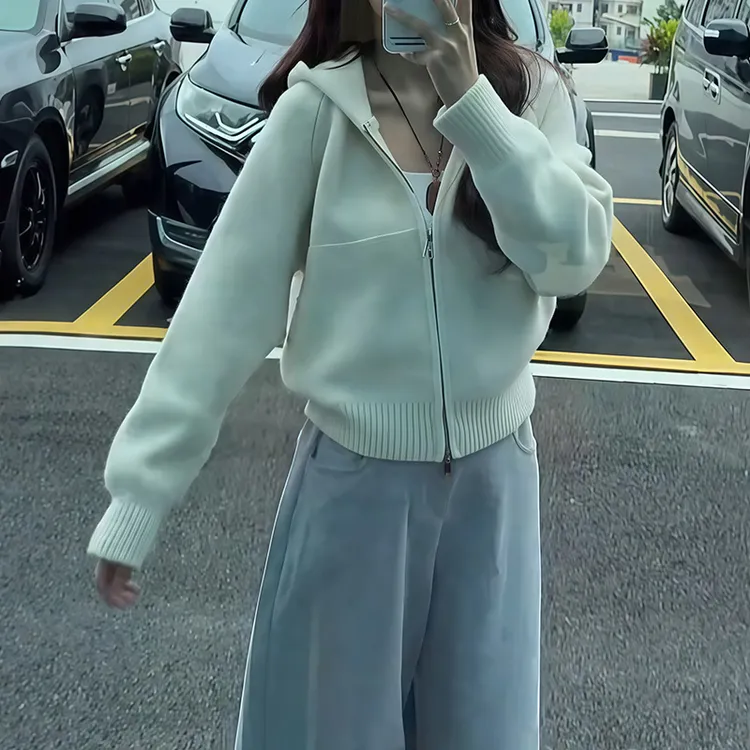 百搭针织衫韩系慵懒风毛衣女款2025新款深秋早秋穿搭高级感上衣