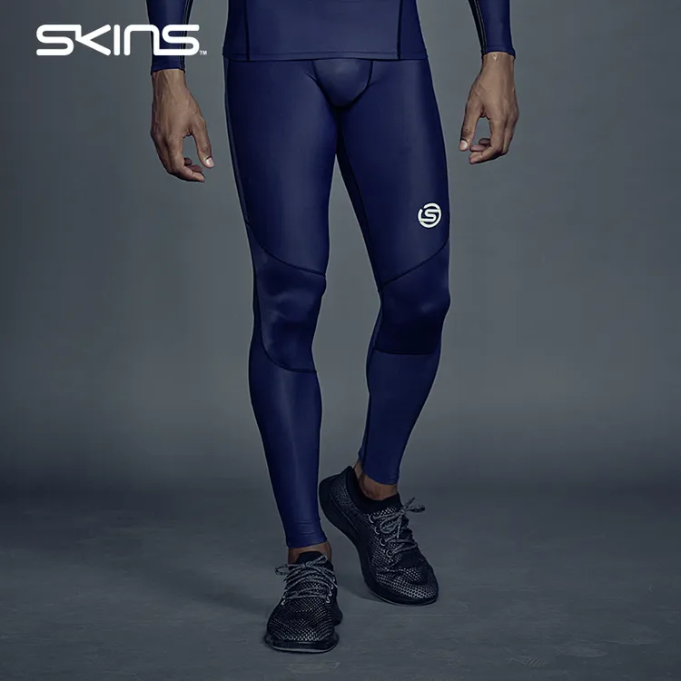 SKINS S3 Long Tights男士长裤 中度压缩裤 登山越野跑步运动健身