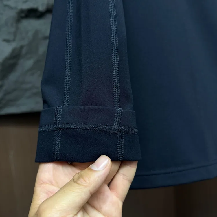 9916早冬户外加绒T恤户外爆款抓绒保暖长袖打底衫