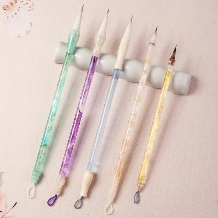 【5支毛笔套装】中楷小楷书画皆宜 书法国画初学适用 没骨写意工笔