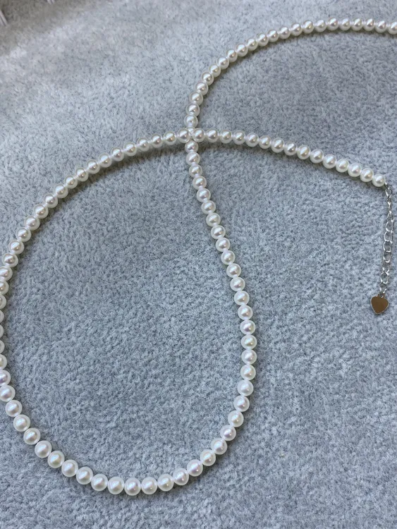 3 - 4mm小米珠极光锁骨链时尚百搭