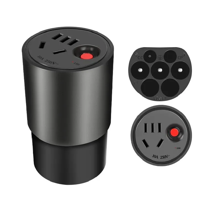 如圈新能源电车放电枪取电器电车外放电插座户外露营大功率4000W