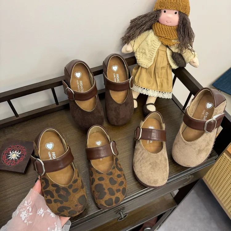 儿童勃肯鞋2025秋季亲子款女童韩版公主鞋软底轻便小皮鞋GH-9410