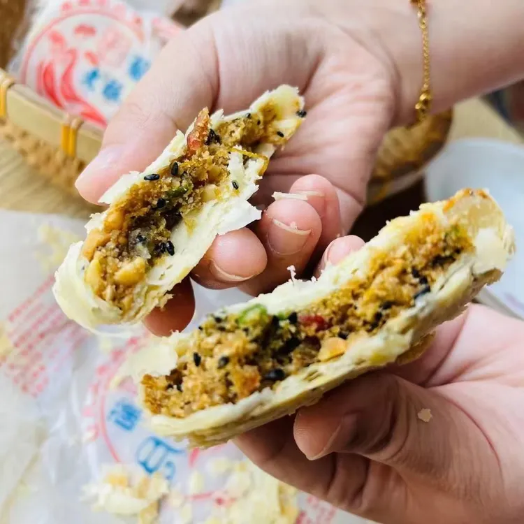 【麻城科三邓教练专属】湖北老月饼传统酥皮福菊老式月饼