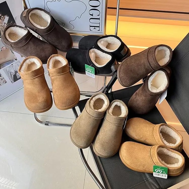 美单！复古绒面防泼水鞋面 仿羊羔绒内里情侣脖肯鞋 防滑橡胶大底