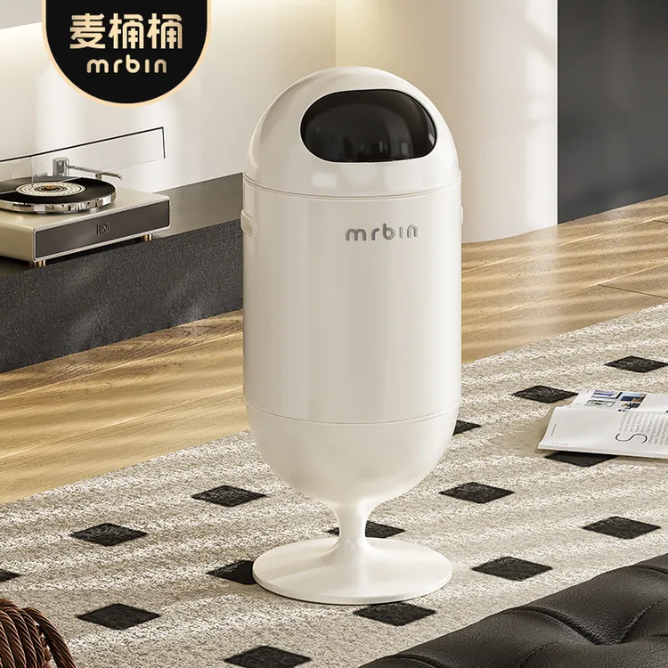 麦桶桶垃圾桶家用2025新款客厅厨房轻奢高档大号创意高颜值掀盖桶