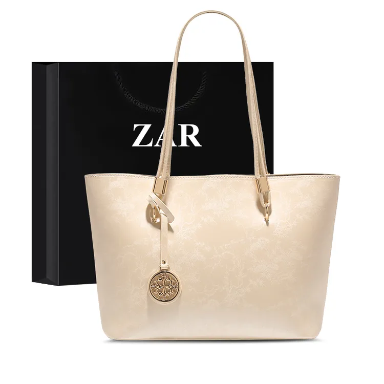 ZAR&RUILR/查瑞娜新中式通勤托特包包女时尚手提包大容量单肩大包