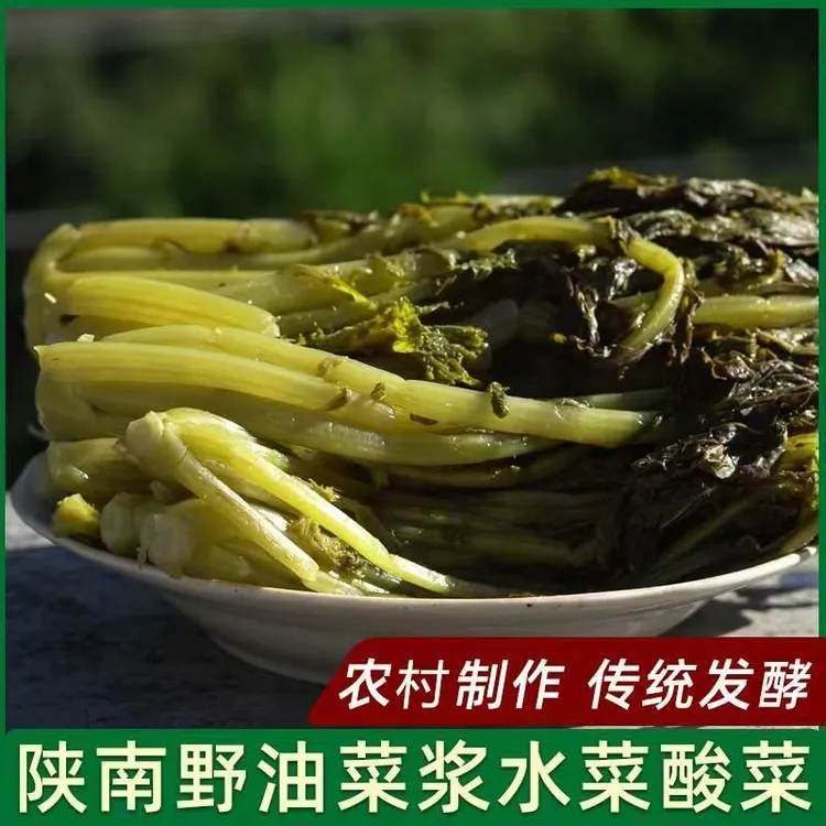 正宗老坛酸菜陕西安康特产野油菜酸菜下饭菜半成品菜泡菜浆水菜