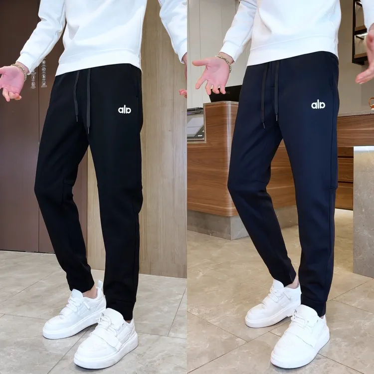 秋冬加绒新款精品空气层男士小脚卫裤时尚百搭休闲修身显瘦裤子