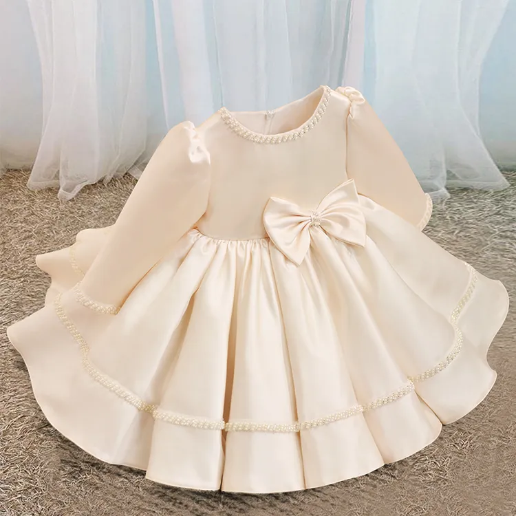 99530女童春装连衣裙高端礼服花童主持人公主裙儿童春季蓬蓬裙