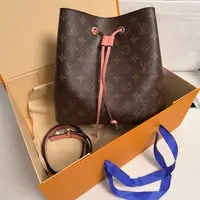 99新 LouisVuitton/路易威登 老花粉桶包 1840 1901