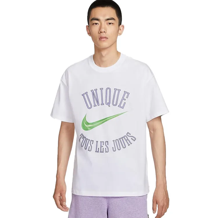 NIKE耐克男款NK TEE M90针织短T恤 HV1696-100