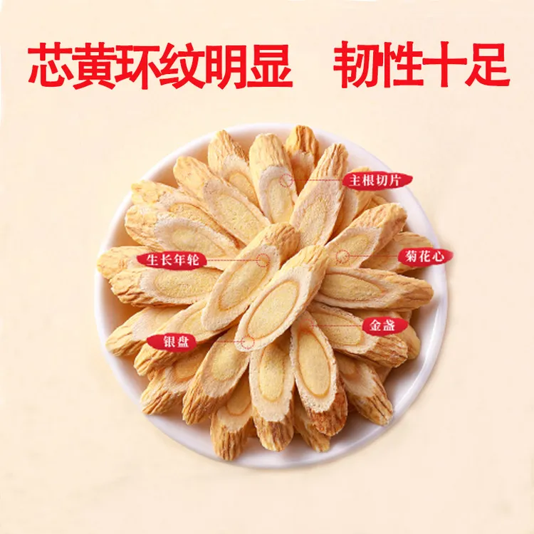 【新货250g罐装】正宗甘肃黄芪片老北芪黄芪原产地正品直销泡水