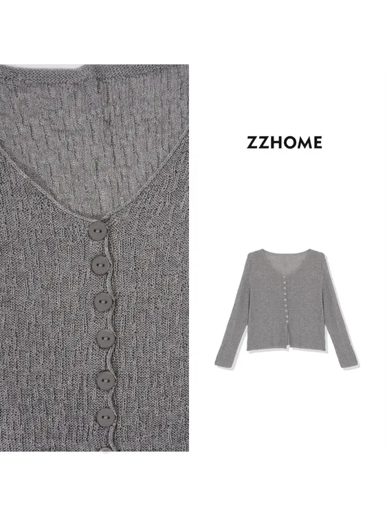ZOZO HOME ｜织物之美经纬变奏轻盈定染精织开衫q171564p