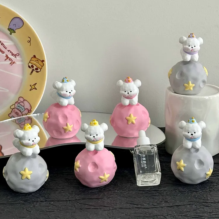 赤雅韵坊星球小狗香薰可爱家居摆件