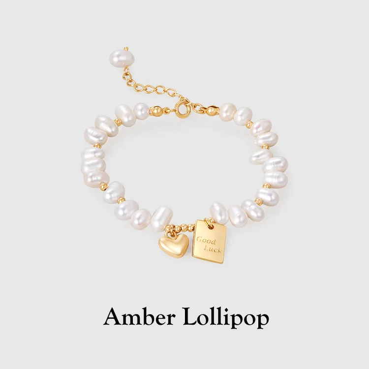 【JOJO专属】Amber Lollipop lucky系列轻奢原创小米珠爱心手链女