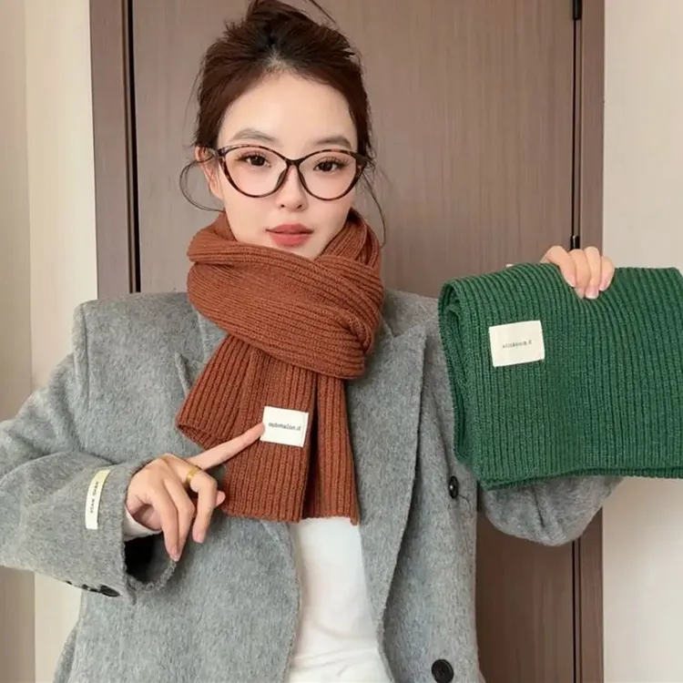 秋冬韩版纯色加厚针织毛衣