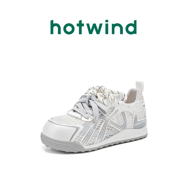 【薄荷之夏】热风同款2025夏季新款运动德训鞋舒适透气百搭休闲女鞋