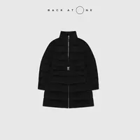 BACKATONE“静奢雅宴”骆驼绒绵羊毛收腰保暖鹅绒服 BFF-1ED343B-K