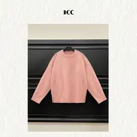 3CC【柔软陪伴】100羊毛大版慵懒套头毛衣超柔软纱线织物上衣89245
