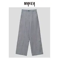 Mykey · 丨蓝调时刻系列丨100%亚麻直筒长裤丨MK5SSK404