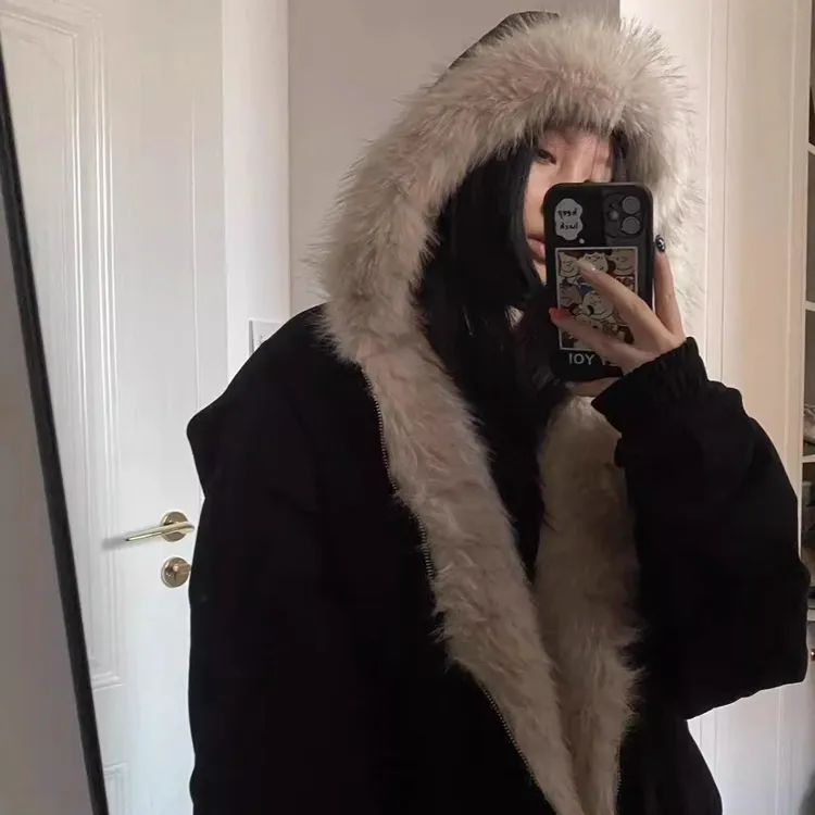 巧妹热卖座山雕工装风加绒加厚美式复古外套男女秋冬适合cleanfit