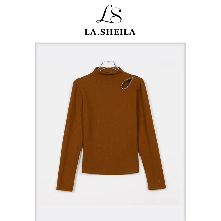LA.Sheila星空水滴绒打底上衣254-MY/1120-6869