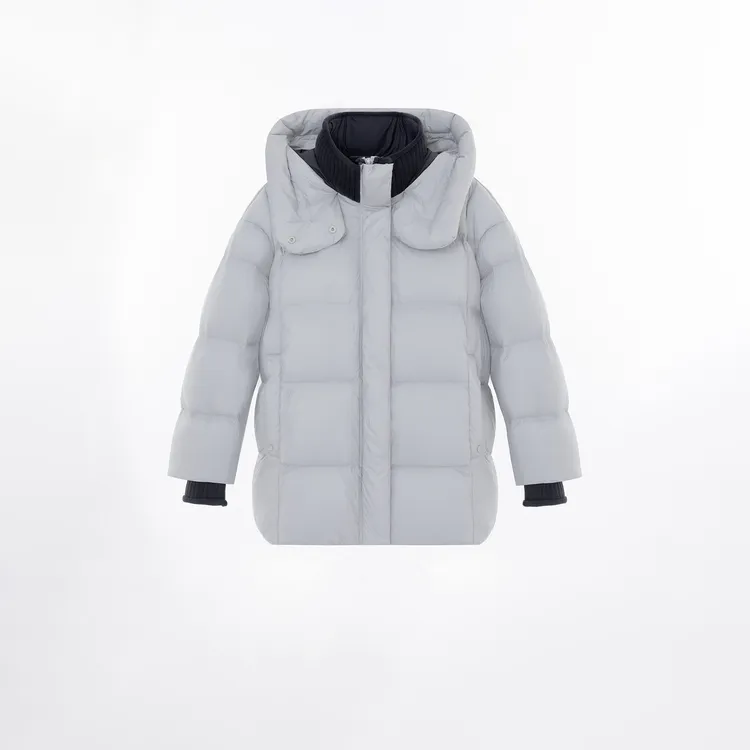 几里与麻（蓝调时刻）撞色超软云朵羽绒服 衣长81 胸围145 2111142