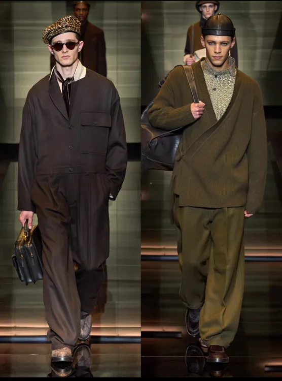 【19号链接】2025秋冬季新款重工人字纹男士休闲卫裤-K2133