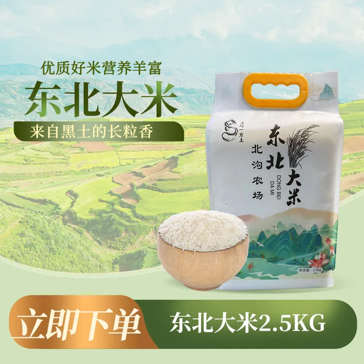 龙域一方土正宗东北特产东北大米稻花香农家米丝滑清香优质大米