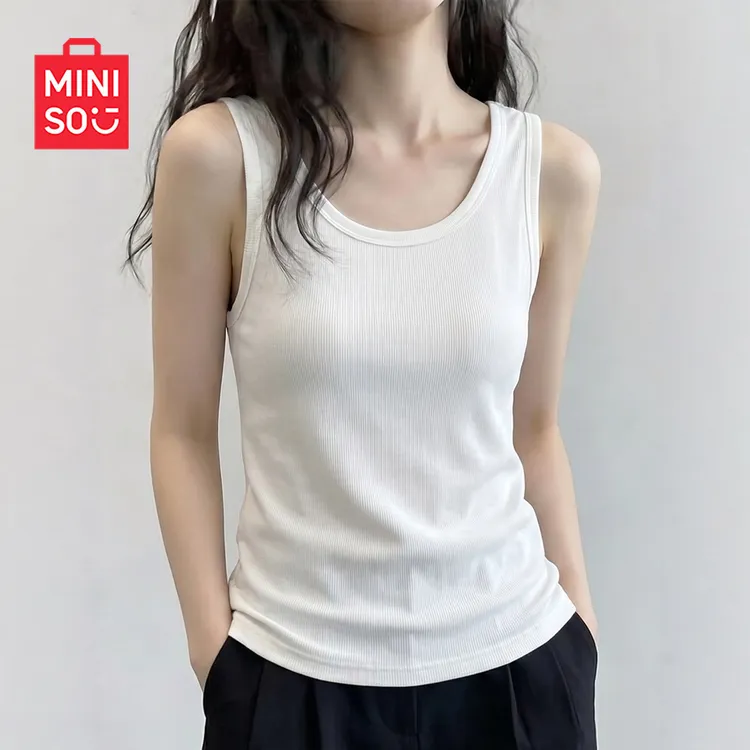 MINISO名创优品吊带背心女2026新款夏季遮副乳显瘦内搭无袖上衣